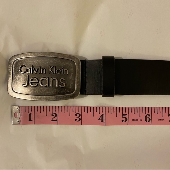 BUNDLE! CALVIN KLEIN Vintage Molded Rubber Belts - Picture 12 of 13